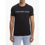 Calvin Klein Erkek Core Institutional Logo T-Shirt - 2XL - Siyah