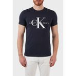 Calvin Klein Erkek Core Monogram Slim Lacivert T-Shirt - XL