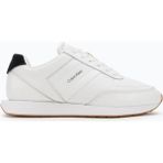 Calvin Klein Erkek Deri Rahat Taban Yuvarlak Burun Calvin Yazı Detay Beyaz Sneaker YM0YM01381-01W
