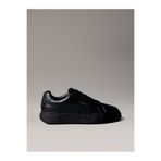 Calvin Klein Erkek Deri Rahat Taban Yuvarlak Burun Calvin Yazı Detay Siyah Sneaker HM0HM02070-0GJ