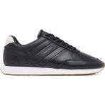 Calvin Klein Erkek Deri Rahat Taban Yuvarlak Burun Calvin Yazı Detay Siyah Sneaker YM0YM01381-0GM
