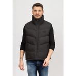 Calvin Klein Erkek Dikişsiz Kapitoneli Dik Yaka Jile Siyah Mont K10K110683-BEH - 5-Siyah - 2XL