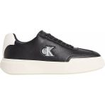 Calvin Klein Erkek Düşük Bilekli Ck Logo Detaylı Deri Siyah Sneaker HM0HM02137-0GM
