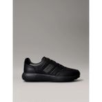 Calvin Klein Erkek Düşük Bilekli Logo Detaylı Rahat Taban Deri Siyah Sneaker HM0HM01957-0GJ