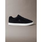 Calvin Klein Erkek Düşük Bilekli Rahat Taban Ck Logolu Süet Siyah Sneaker HM0HM02201-BEH
