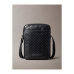 Calvin Klein Erkek Emblem Aop Coated Slim Reporter Omuz Çantası