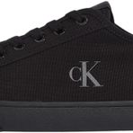 Calvin Klein Erkek ESS VULC LOW MG CANVAS Spor Ayakkabı Triple Black 41