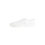 Calvin Klein Erkek ESS VULC LOW MG CANVAS Spor Ayakkabı Triple Bright White 40