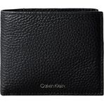 Calvin Klein Erkek FOIL EMBOSS EW BILL FOLD w COIN Cüzdan Black Tek Beden