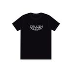 Calvin Klein Erkek Futura Grafik Detaylı T-shirt, Siyah, 2XL