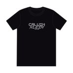 Calvin Klein Erkek Futura Grafik Detaylı T-Shirt - Siyah - XL