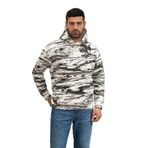 Calvin Klein Erkek Kapüşonlu Sweatshirt, Baskılı Desen, Bej, L Beden
