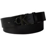 Calvin Klein Erkek kemeri, Siyah (Siyah/Mat Siyah), 105