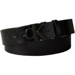 Calvin Klein Erkek kemeri, Siyah (Siyah/Mat Siyah), 115