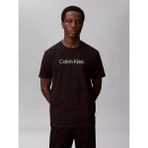 Calvin Klein Erkek Kısa Kol Bisiklet Yaka Calvın Yazı Desenli Pamuklu Siyah T-Shirt LV04LF809G-UB1