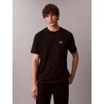 Calvin Klein Erkek Kısa Kol Bisiklet Yaka Ck Yazı Detay Reqular Fit Siyah T-Shirt LV04RE802G-UB1 - M