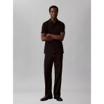 Calvin Klein Erkek Kısa Kol Pamuklu Regular Fit Siyah Polo Yaka T-Shirt LV04LF208G-UB1 - 2XL