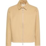 Calvin Klein Erkek Krem Calvin Klein Ls Cotton Dobby Blouson Jkt Erkek Krem Fermuarlı Ceket