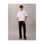 Calvin Klein Erkek Logo Back Print T-Shirt - Beyaz