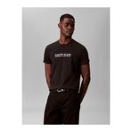Calvin Klein Erkek Logolu Basic Regular Fit Kısa Kollu Siyah T-Shirt