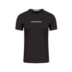Calvin Klein Erkek Logolu Siyah T-shirt