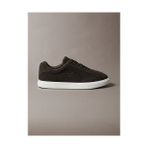 Calvin Klein Erkek Low Prof Cupsole Deri Sneaker - Koyu Kahverengi