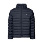Calvin Klein Erkek Ls Naylon Hooded Puffer Ceket - Mavi