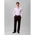 Calvin Klein Erkek LS Solid Stretch Classic Gömlek Brilliant White S