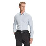 Calvin Klein Erkek LS Solid Stretch Slim Gömlek Niagara Mist S