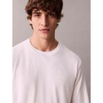 Calvin Klein Erkek Ls Supıma Interlock Solıd Crewne T-Shirt LV04LD227GYAF - Beyaz - 2XL