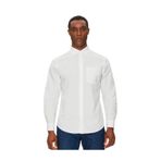 Calvin Klein Erkek L/S tişört, Beyaz (Parlak Beyaz), XXL