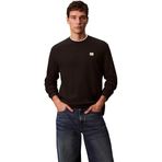 Calvin Klein Erkek LS Waffle Badge Crewnk Tişört Black S