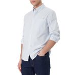 Calvin Klein Erkek Ls Yd Stripe Oxford Classic Shir Lv04rf100g Diğer Gömlekler, Mavi (Blue Descent), XL