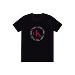 Calvin Klein Erkek Marka Logolu Günlük Kullanıma Uygun Siyah T-Shirt LV14RE816G UB1