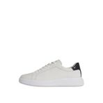CALVIN KLEIN Erkek Marka Logolu Şık Görünüşlü Deri Gündelik Kullanıma Uygun Beyaz Sneaker HM0HM01016-0K9 40