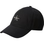Calvin Klein Erkek Mono Logo Panel Pamuklu Şapka, Siyah (Siyah), Tek Beden, siyah siyah), One Size