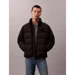 Calvin Klein Erkek Normal Kalıp Kapitone Desenli Dik Yakalı Ck Logolu Siyah Ceket LV14RE503G-UB1 - 2XL