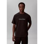 Calvin Klein Erkek Pamuklu Bisiklet Yaka Kısa Kollu Siyah T-Shirt LV04LF813G-UB1 - 3XL