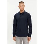 Calvin Klein Erkek Pamuklu Slim Fit Lacivert Gömlek - Mavi