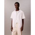 Calvin Klein Erkek Regular Fit Ck Logo Işlemeli Yuvarlak Yakalı Kısa Kollu Beyaz T-Shirt LV04LB275G-YAF - 2XL