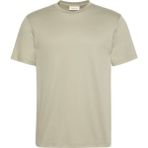 Calvin Klein Erkek Regular Fit Ck Logo Işlemeli Yuvarlak Yakalı Kısa Kollu Haki T-Shirt LV04LB275G-LKJ - 2XL