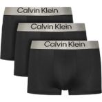 Calvin Klein Erkek Siyah Boxer 3'lü Paket L Beden Dokuma Kumaş Desenli Rahat Kullanım LV00NB4269