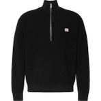 Calvin Klein Erkek Siyah Calvin Klein Ls Ez Cotton Waffle Quarter Zıp Erkek Siyah Sweatshirt - XL