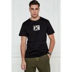 Calvin Klein Erkek Siyah Logo Baskılı T-Shirt