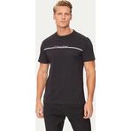 Calvin Klein Erkek Siyah Logolu Regular Fit T-Shirt