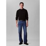 Calvin Klein Erkek Siyah Sweatshirt, Yuvarlak Yaka, M Beden