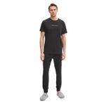 Calvin Klein Erkek Siyah Yuvarlak Yaka T-Shirt, XL