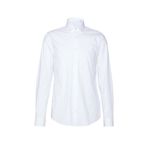 Calvin Klein Erkek Slim Fit, Uzun Kol, Pamuklu Düğmeli Gömlek, Beyaz, 45 Beden