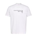 Calvin Klein Erkek Ss 30's Grafik Detaylı T-Shirt - Beyaz