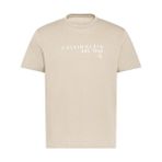 Calvin Klein Erkek Ss 30's Grafik Detaylı T-Shirt - Krem